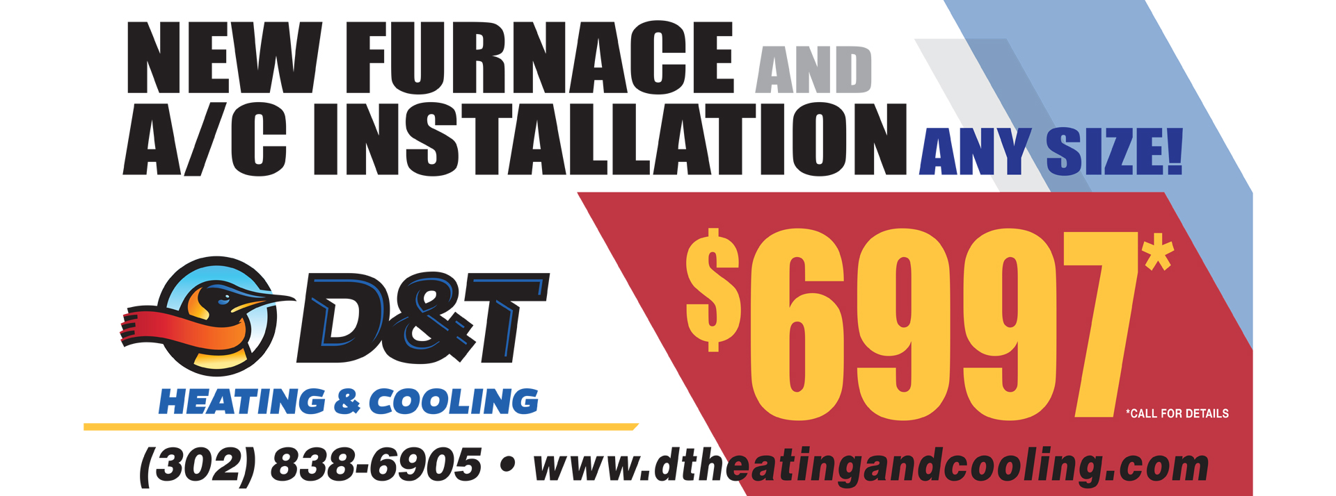 D&T Heating and Cooling AC, Heating,& HVAC Contractor