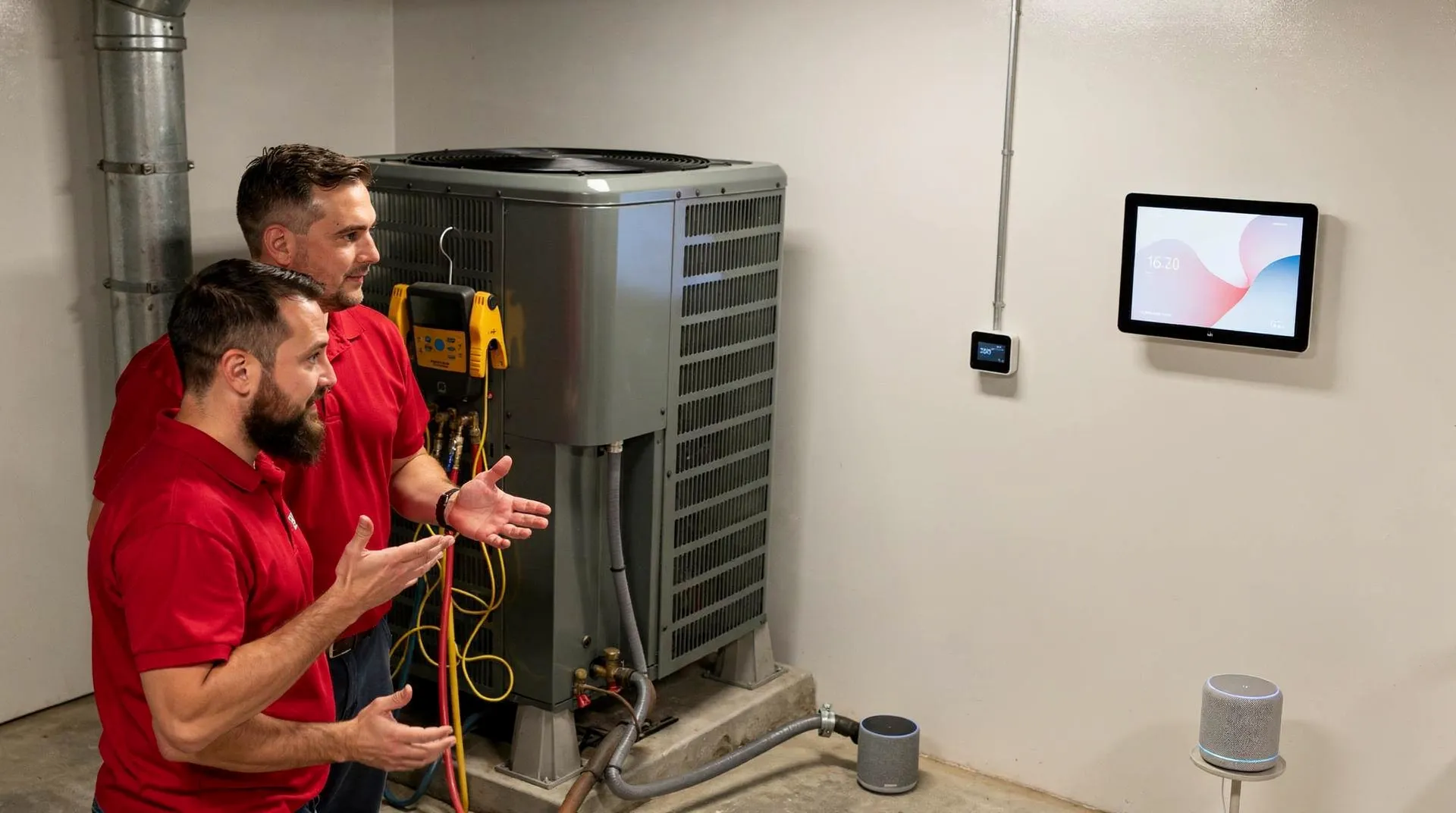 Voice Control Your HVAC System Voice-activated HVAC systems allow occupants to use natural spoken commands to request changes to heating