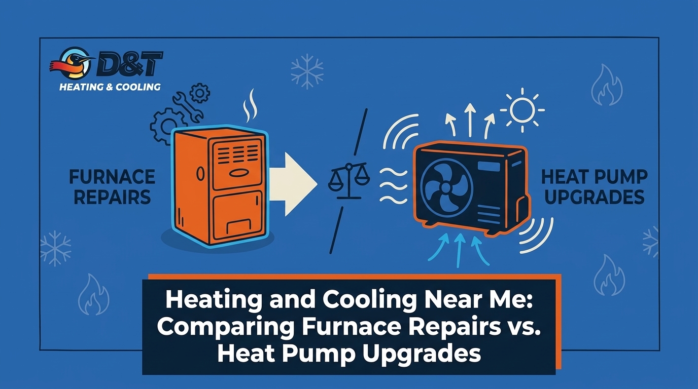 Heating and Cooling Near Me: Comparing Furnace Repairs vs. Heat Pump Upgrades — featured image